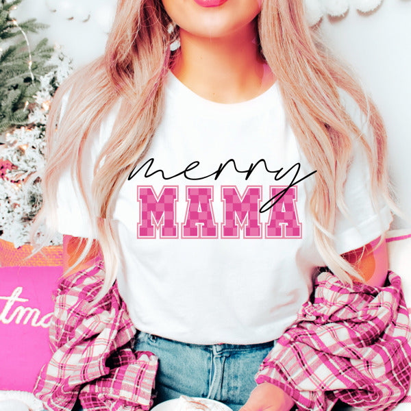 Graphic Tee, Tshirt, Christmas, Holiday, Merry Mama