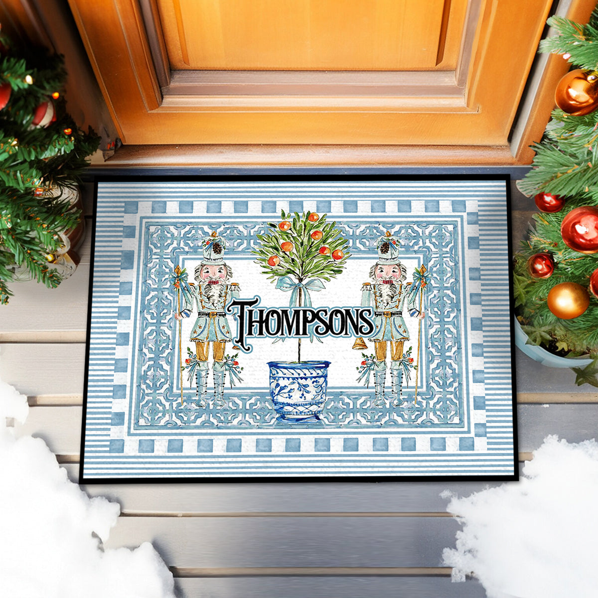 Christmas Nutcracker Door Mat