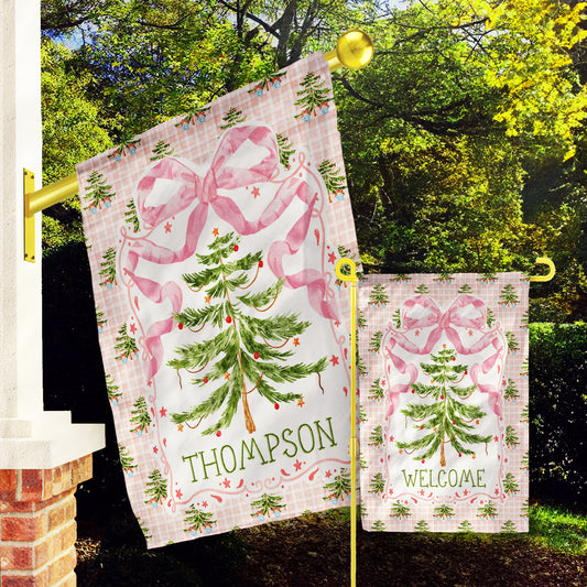 Christmas Personalized Flag