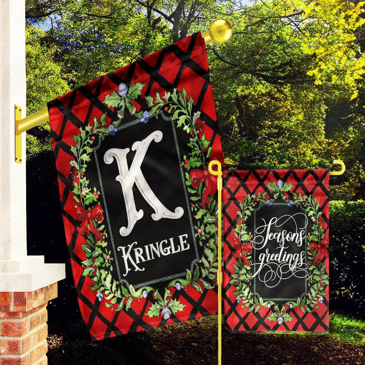 Christmas Personalized Flag