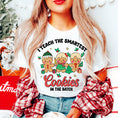 Load image into Gallery viewer, Graphic Tee, Tshirt, Teacher, Christmas, Holiday, Smart Cookies
