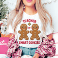 Load image into Gallery viewer, Graphic Tee, Tshirt, Teacher, Christmas, Holiday, Smart Cookies
