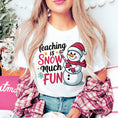 Load image into Gallery viewer, Graphic Tee, Tshirt, Teacher, Christmas, Holiday, Snow Day
