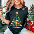 Load image into Gallery viewer, Graphic Tee, Tshirt, Teacher, Christmas, School Tree
