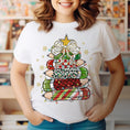 Load image into Gallery viewer, Graphic Tee, Tshirt, Teacher, Christmas Festive Pencil Tree
