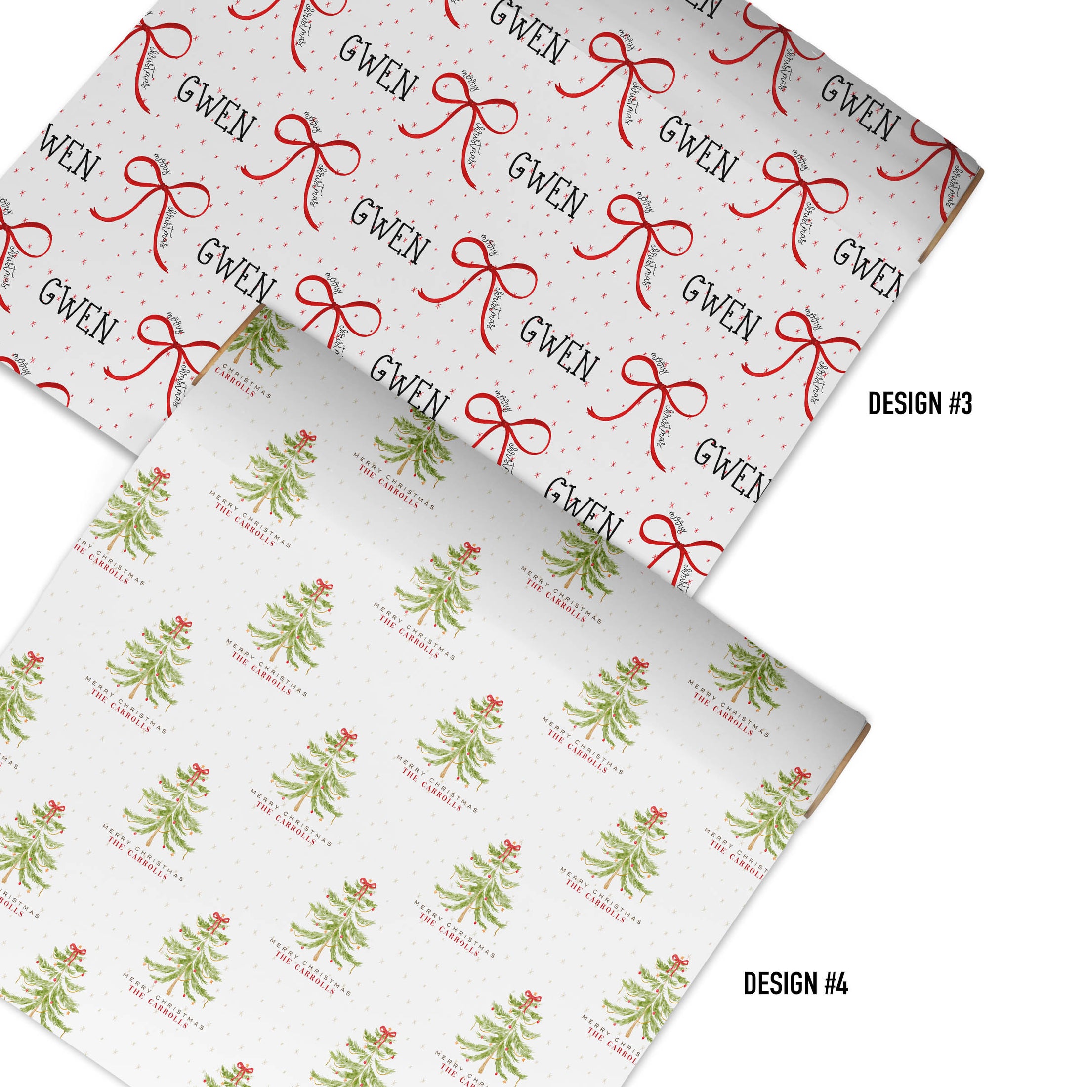 Custom Personalized Gift Wrapping Paper