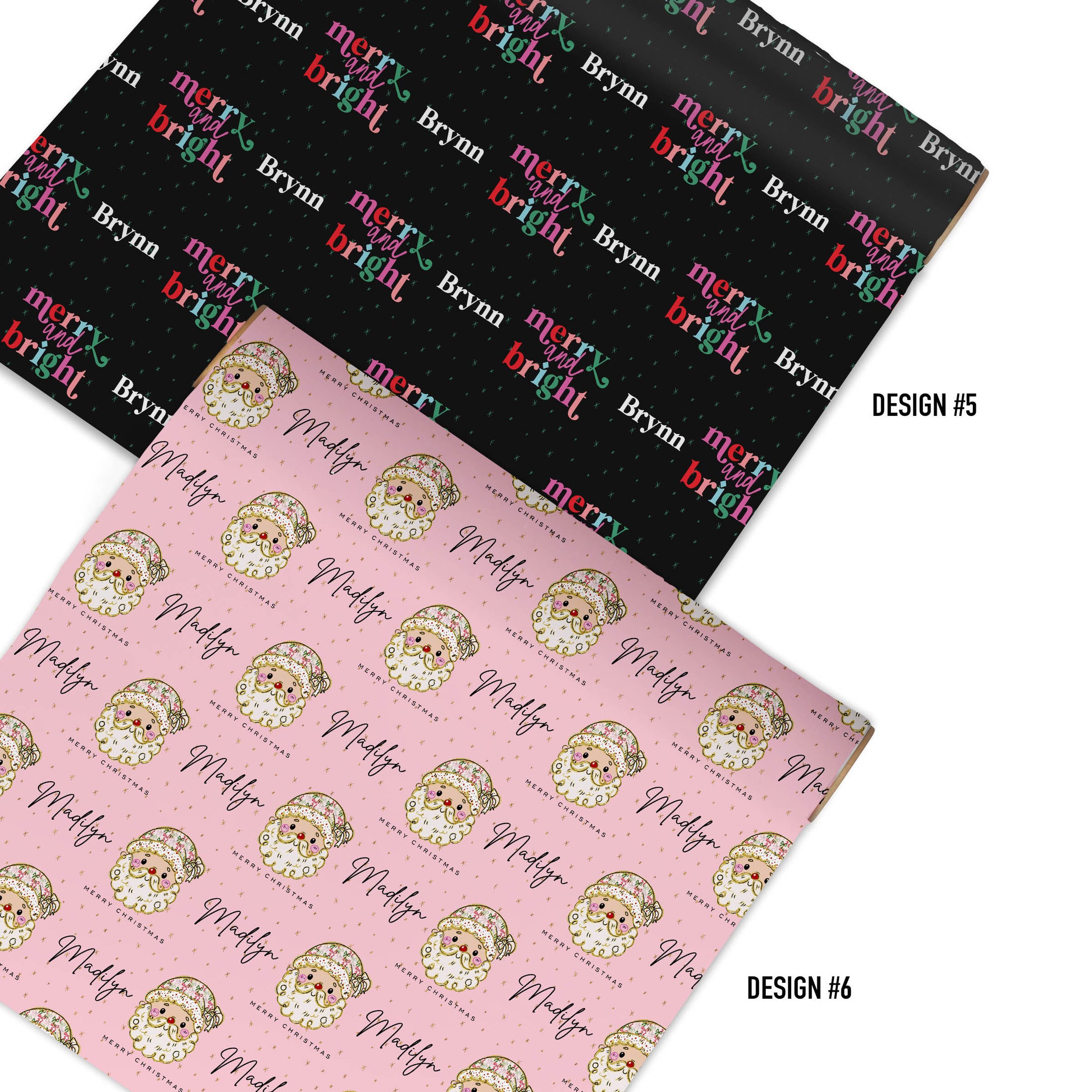 Custom Personalized Gift Wrapping Paper