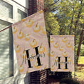 Load image into Gallery viewer, Personalized Welcome Flags, House Flags, Garden Flags, Porch Flags, Yard Flags, Fall Decor, Autumn, Thanksgiving Pumpkin Peach Pink Decor
