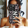 Load image into Gallery viewer, Personalized Shadow Initial Phone Case, Custom Name, iPhone 16, 15, Magsafe, iPhone 16, Pro Max, Iphone 12, Leopard,Cheetah, Pink, Green,Tan
