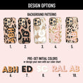 Load image into Gallery viewer, Personalized Boho Leopard, Shadow Initial Phone Case, Custom Name, iPhone 16, 15, 14, 13, 12, Magsafe, Pro Max, Plus,Mini, Cheetah, Neutral
