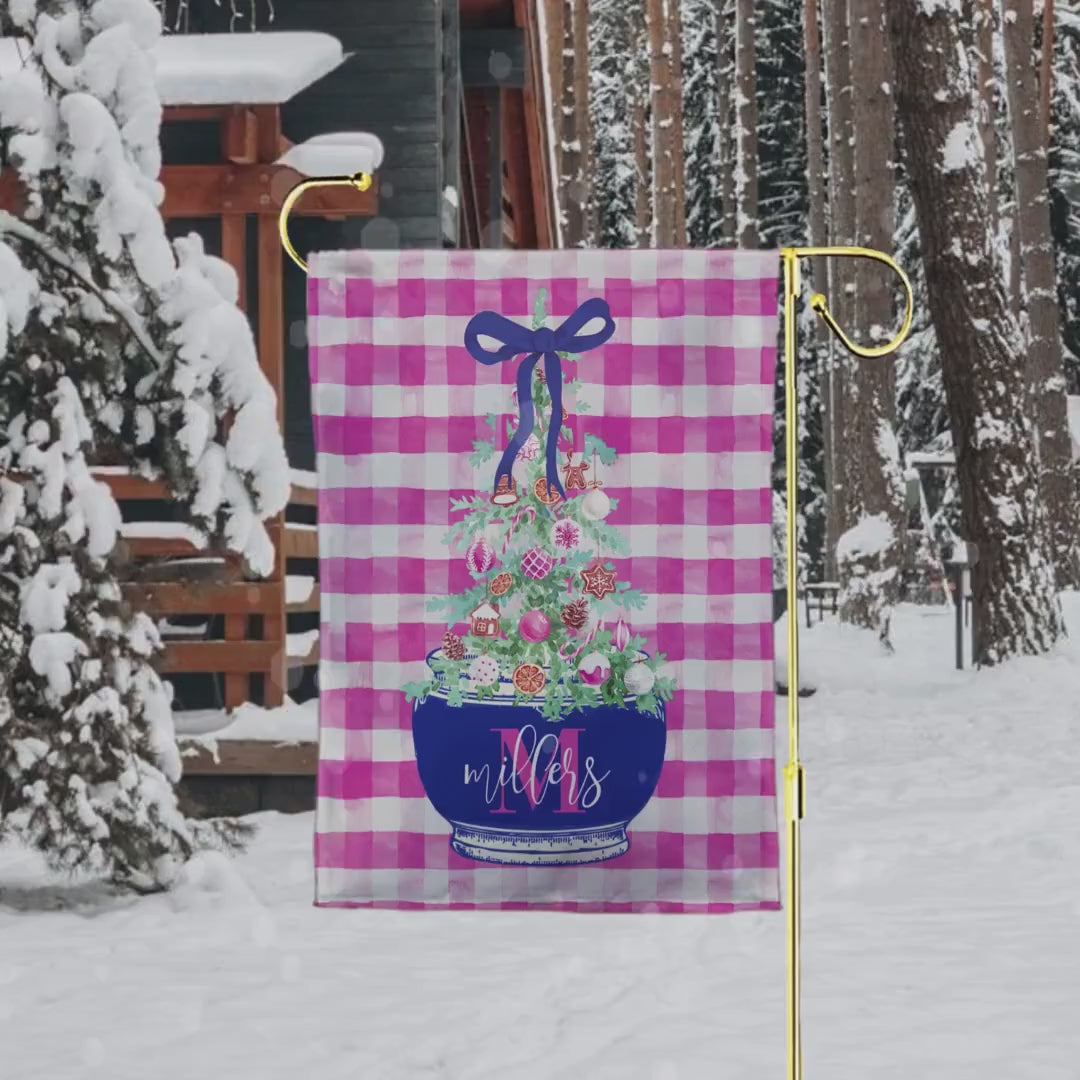 Custom Personalized Christmas Flag