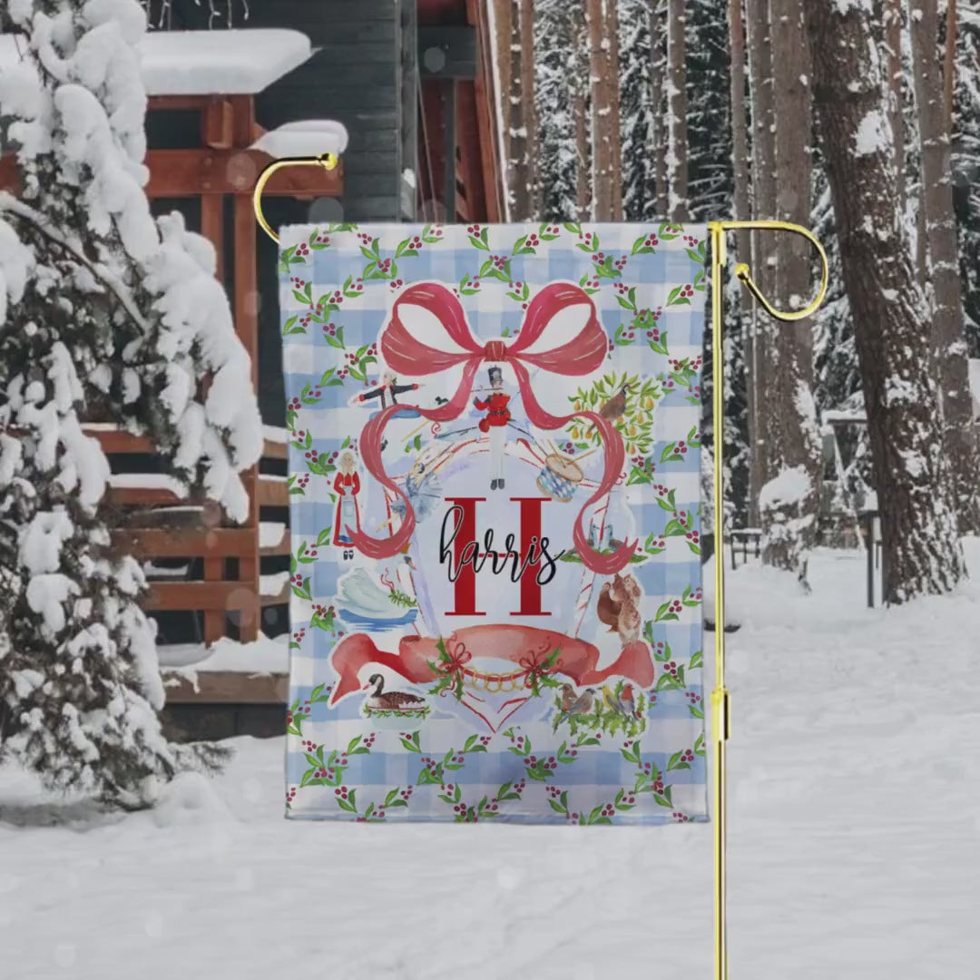 Custom Personalized Christmas Flag