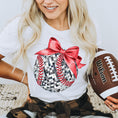 Load image into Gallery viewer, Graphic Tee, Tshirt, Sports, Softball, Mom, Bows, Plus Sizes
